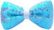 Bow Hair Clip Colored Sequin Green