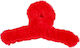 Eco-Friendly Fluffy Hair Claw Red