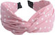 Polka Dot Knot Hair Headband