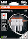 Osram Lamps Car P21W LED Red 12V 1.4W 2pcs
