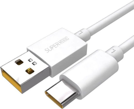 Oppo Dl136 USB 2.0 Cable USB-C male - USB-A 65W White 1m Bulk