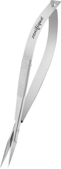 Zenifique Professional Nail Cuticle Scissors Sharp Stainless Steel Blades Silver