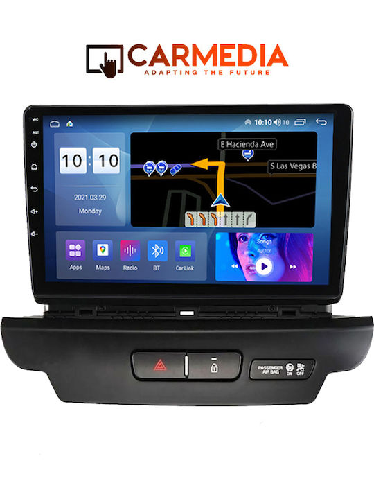 Carmedia Car Audio System for Kia Ceed / XCeed 2018-2022 (Bluetooth/USB/WiFi/GPS/Apple-Carplay/Android-Auto) with Touch Screen 9"