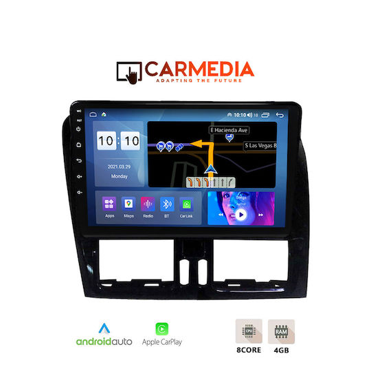 Carmedia Car Audio System for Volvo XC 60 2009-2017 (Bluetooth/USB/WiFi/GPS/Apple-Carplay/Android-Auto) with Touch Screen 9"