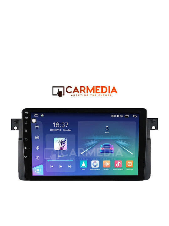 Carmedia Car Audio System for BMW Series 3 (E46) 1998-2005 (Bluetooth/USB/WiFi/GPS/Apple-Carplay/Android-Auto) with Touch Screen 9"