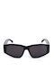 Zeus & Dione Herren Sonnenbrille mit Schwarz Kunststoff Gestell und Schwarz Linse MORPHE C1