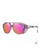 Ghetto Unisex Sunglasses with Purple Frame and Purple Mirror Lens HS3102