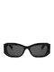 Bvlgari Damen Sonnenbrille mit Schwarz Kunststoff Gestell und Schwarz Linse