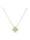 Senzio Belibasakis Women's Gold Cross 14K with Chain