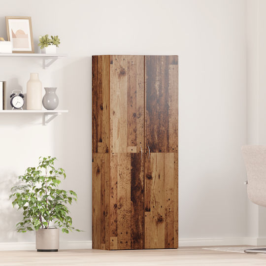 Büroaufbewahrungsschrank aus Holz 60x32x153cm