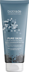 Biotrade Pure Skin Черен Детокс Гел Почистващ За Кожа С Разширени Пори И Черни Точки Гел Почистващи Продукти За Лице 200мл