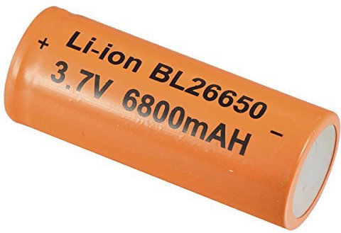X-Balog Rechargable Battery 26650 Li-ion 9800mAh 3.7V 1pcs