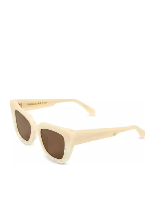 Oscar & Frank Fairfax & 3rd Damen Sonnenbrille mit Rosa Kunststoff Gestell und Rosa Linse 467889