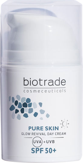 Biotrade Pure Skin Glow Revival Licht Creme Gesicht Tag mit SPF50 50ml