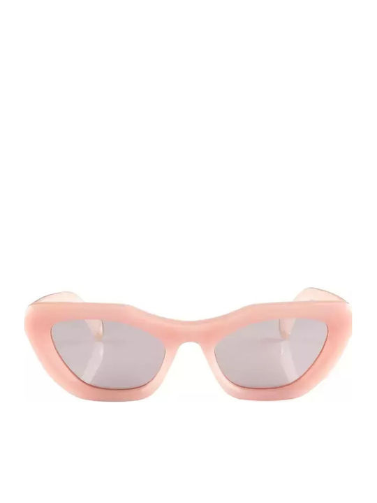 Oscar & Frank Baby Damen Sonnenbrille mit Rosa Kunststoff Gestell und Rosa Linse 424637