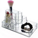 Mulex Organisationsbasis für Kosmetik mit Trennzeichen Transparent 17,5x9,5x6,6 cm