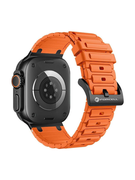 Forcell Λουράκι Σιλικόνης Πορτοκαλί (Apple Watch 38/40/41 mm, Apple)