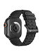 Forcell Λουράκι Σιλικόνης Μαύρο (Apple Watch 42/44/45/49 mm, Forcell)