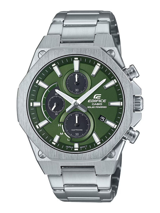 Casio Edifice Men's Watch 49mm Solar with Green...