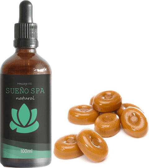 Sueño Spa Moisturizing Massage Body Oil Λάδι Σώματος Καραμέλα Βουτύρου 100ml