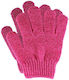 Elina Med Massage & Exfoliating Glove Fuchsia 1 Pair
