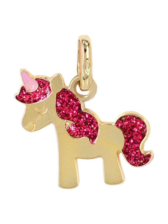 Goldenes Halskette 14 Karat 4513-0029tri