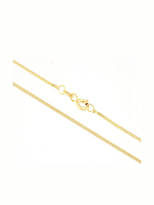 Spiga Chain Solid Square Gold 14 Carats 50cm Spiga Chain Solid Square Gold 14 Carats 50cm