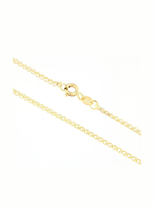 Spiga Chain Long Solid Gold 14 Carats 40cm Spiga Chain Long Solid Gold 14 Carats 40cm