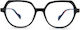 Reading Glasses Nordic Vision Avesta Black Red Demi +1.50