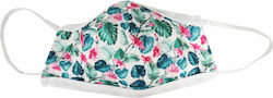Multi Purpose Fabric Protective Mask Children Υφασμάτινη Μάσκα Προστασίας Πολλαπλών Χρήσεων Παιδιά Διάφορα Σχέδια & Χρώματα 1 Τεμάχιο Λουλούδια