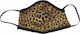 Multi Purpose Fabric Protective Mask Reusable Kids Various Designs & Colours 1 Piece Leopard