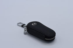 Schlüsselhalter Technoderm Leder Logo Mazda
