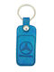 Leather Keychain Petrol Blue Mercedes Benz 6138-k