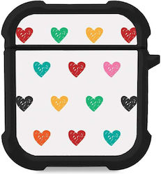 Калъф Силикон Sonique Heart Series AirPods 1/2 ...