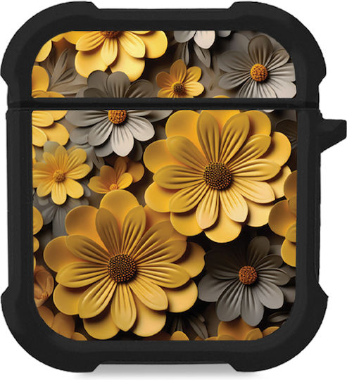 Silikonhülle Sonique 3D Flower Series Airpods 1/2 Gelbes