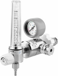 Oxygen Cylinder Pressure Regulator Regflow 0-15lt/min Afnor Connection