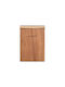 Estia ALLURE Vase for Sugar with Lid Wooden Beige 10x10x14cm