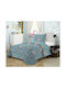 Adam Home Детско Одеяло Единично Синьо 160x220см