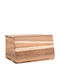 Estia Allure Bread Box Wooden Beige 38x26x19cm