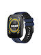 Amazfit Bip 5 22mm Zweifarbiges Sportliches Silikonarmband Blau+Schwarz