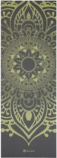Gaiam Sundial Layers Упражнение Мат Йога Черен