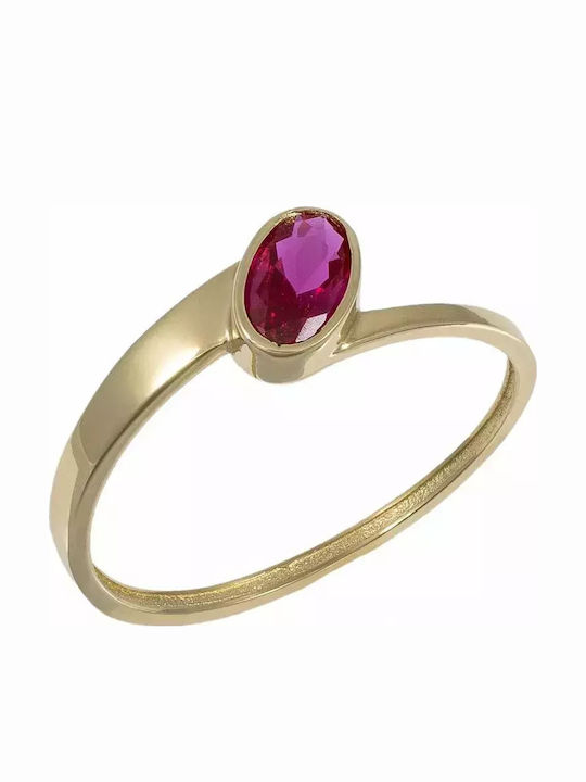 Single Stone from Gold 14K