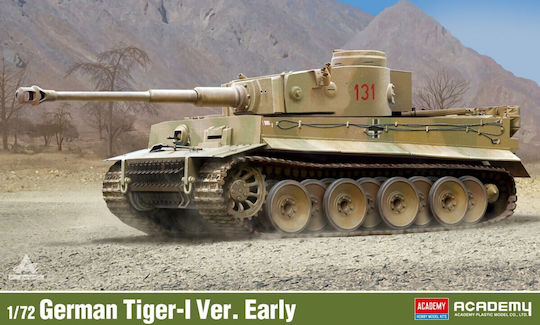 Academy Plastic Model Tiger 1 Tank Ver Früh 1/72 Academy