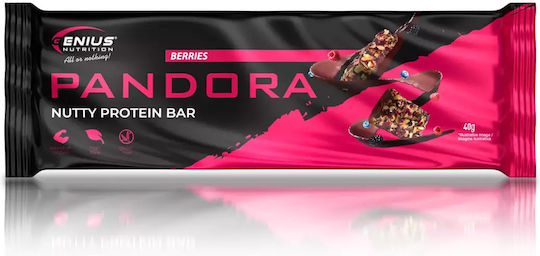 Genius Nutrition Pandora Μπάρα με 53% Πρωτεΐνη & Γεύση Berries 40gr