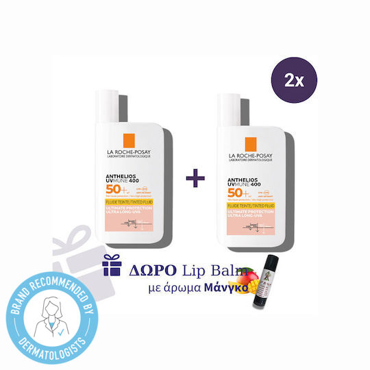 La Roche Posay Anthelios Uvmune 400 Loțiune Tinted Fluid Pentru Față Protecție Solară (SPF) 50 50ml