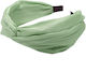 Headband Turban Organza Stripe Mint