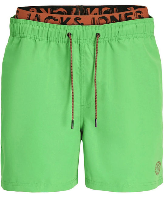 Jack & Jones Мъжки Бански Плувни Шорти Зелен