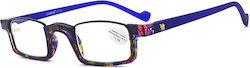 Cammello 23037A Reading Glasses +1.25 Red Blue