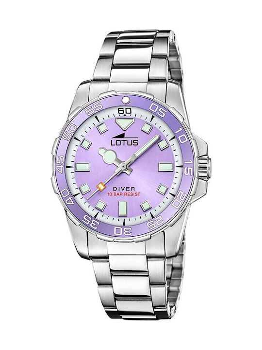 Lotus Watches Women's Watch with Silver Metal B...