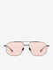 Projekt Produkt Men's Sunglasses with Black Metal Frame and Gold Lens 476464